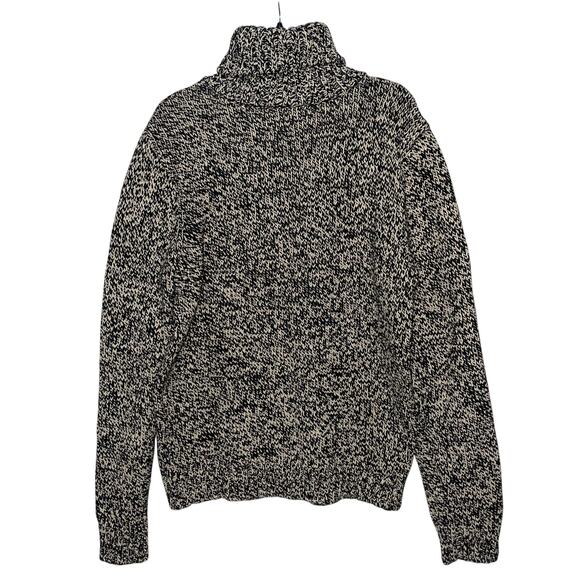 American Flag Sweater Turtleneck Patriotic Marled Knit Y2K - Picture 3 of 8